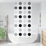 Voir la diapositive 2 : VIDAXL Store enrouleur de douche 100x240 cm largeur du tissu 96 cm