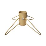 CENTRALE BRICO Pied de sapin - 4 pieds fer rond tube-  9 cm - or