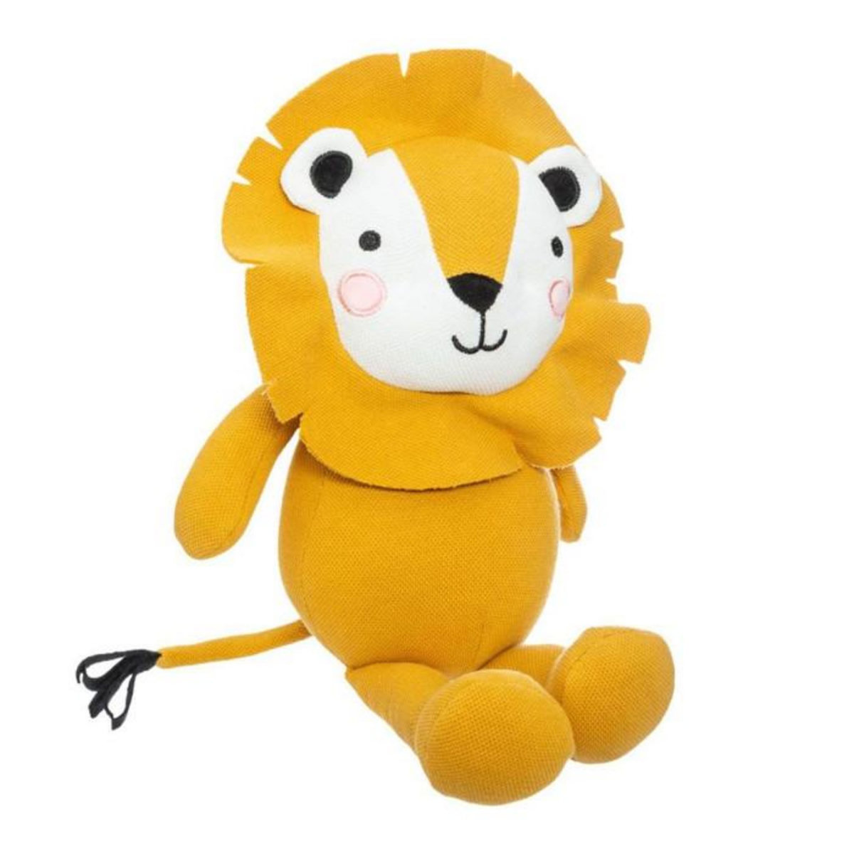 Atmosphera Kids Peluche pour Enfant  Lion  41cm Jaune