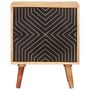 Voir la diapositive 2 : VIDAXL Table de chevet 40x30x50 cm Bois d'acacia massif