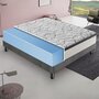 Voir la diapositive 5 : ILOVESLEEP Matelas Mousse DELUXE - Epaisseur 20 Cm - Réversible - Côté Été/hiver