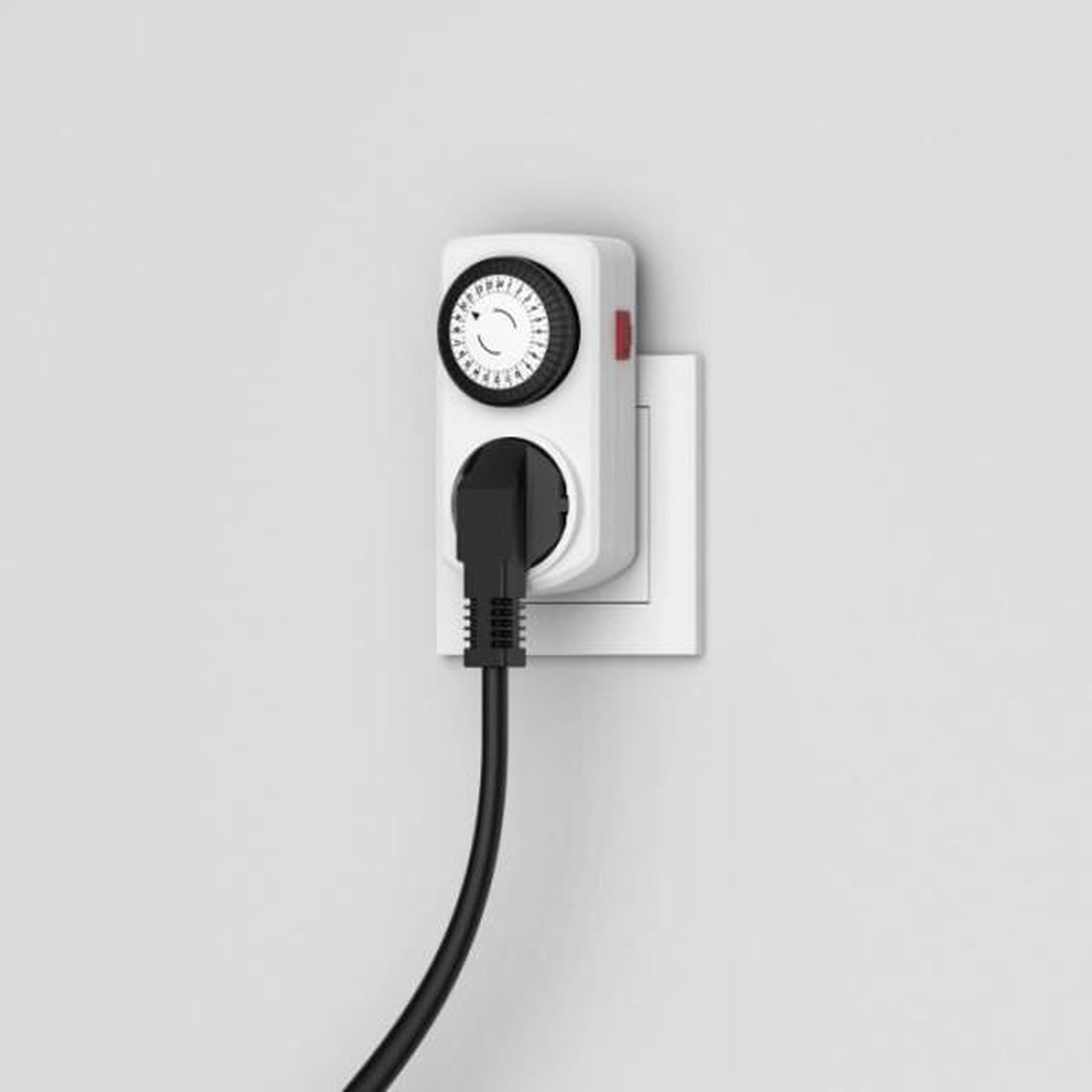 Voir la diapositive 6 : GAO Minuterie compacte mécanique - GAO - Programmateur 3680W - 16A - 96 commutations/jour - Blanc