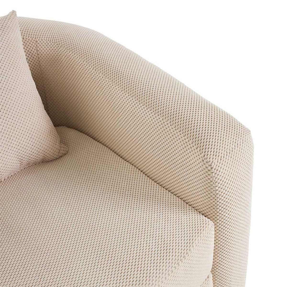 BEST MOBILIER Nuvia - canapé convertible déplimousse 1 place en velours texturé