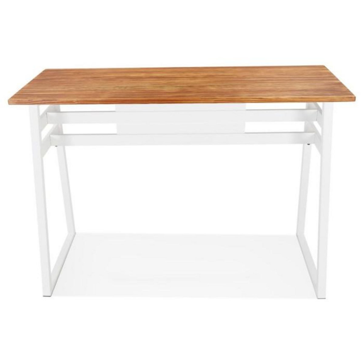 Paris Prix Table de Bar en Bois Design  Javier  150cm Blanc