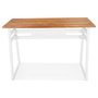 Voir la diapositive 5 : Paris Prix Table de Bar en Bois Design  Javier  150cm Blanc