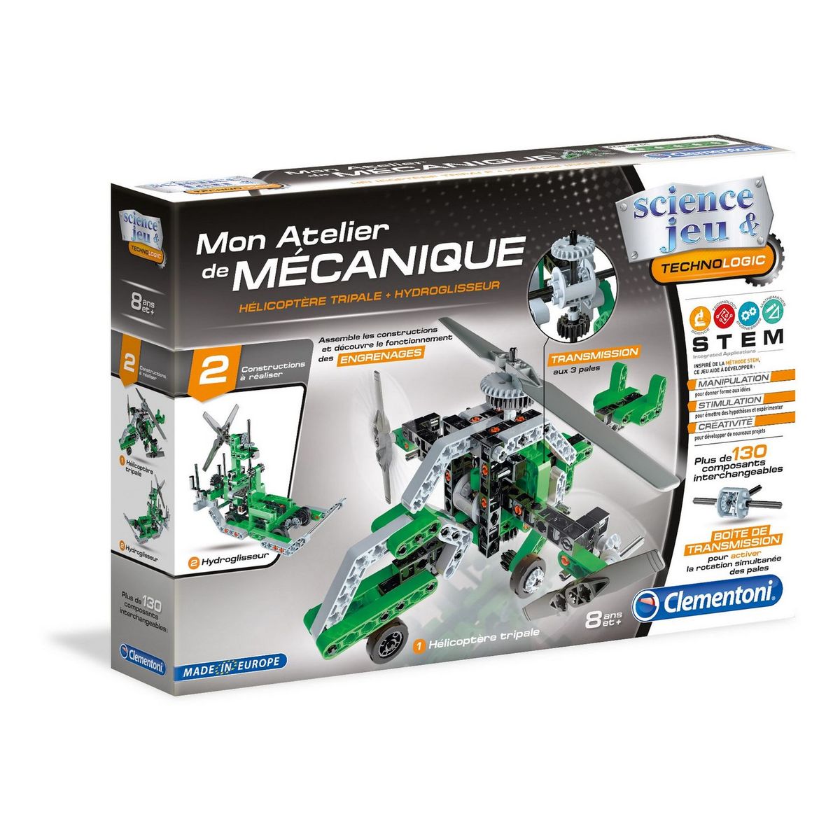 Mon atelier de mécanique - hélicoptère et hydroglisseur