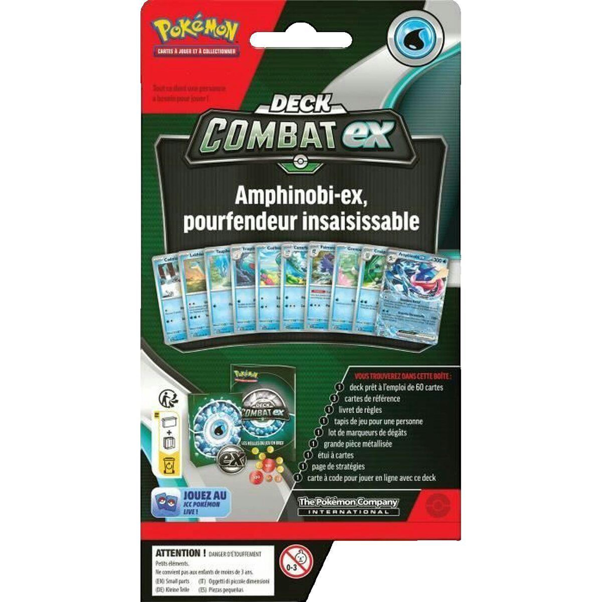 Voir la diapositive 2 : Pokemon Carte à collectionner Pokémon Deck de Combat