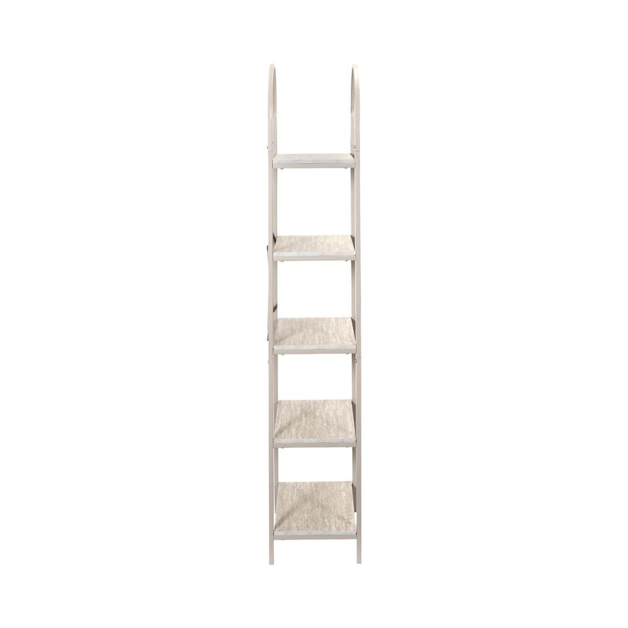Voir la diapositive 3 : The Home Deco Factory Étagère arche 5 niveaux  terra nova  163cm beige