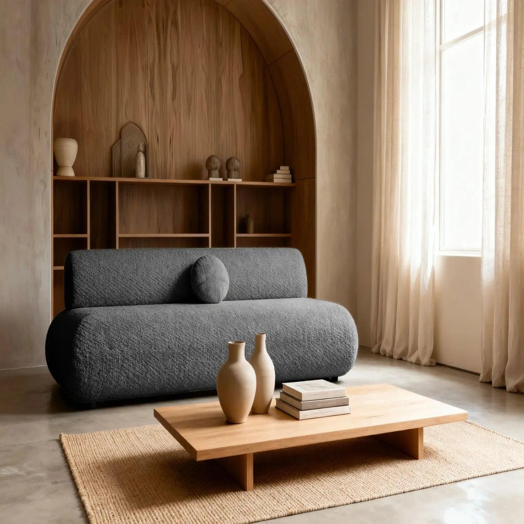 Voir la diapositive 2 : CASANOVA PARIS Levi - canapé droit convertible tissu lisse