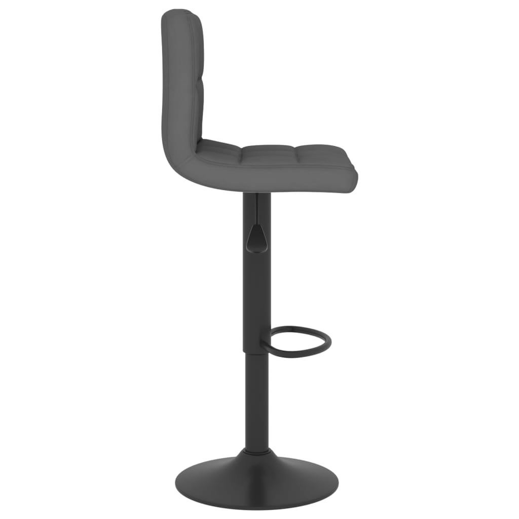 Voir la diapositive 5 : VIDAXL Tabourets de bar lot de 2 gris fonce tissu