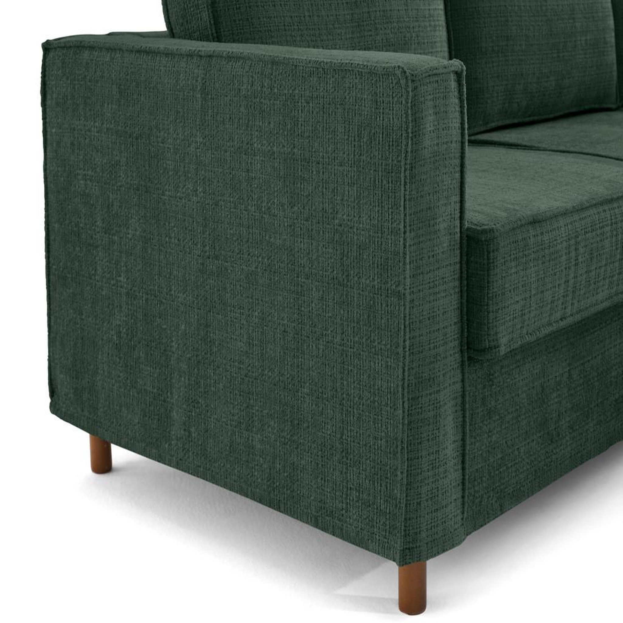 Voir la diapositive 6 : LISA DESIGN Jake - canapé déhoussable d'angle droit 5 places en velours texturé