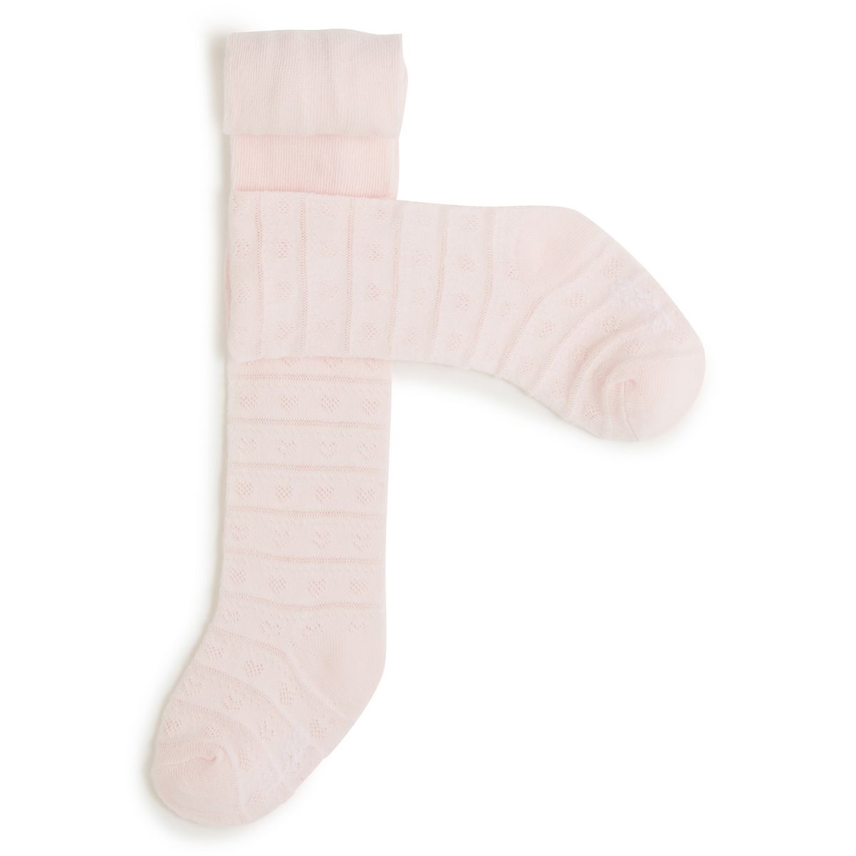 INEXTENSO Collant rose uni bébé fille