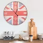 VIDAXL Horloge murale vintage Royaume-Uni 60 cm