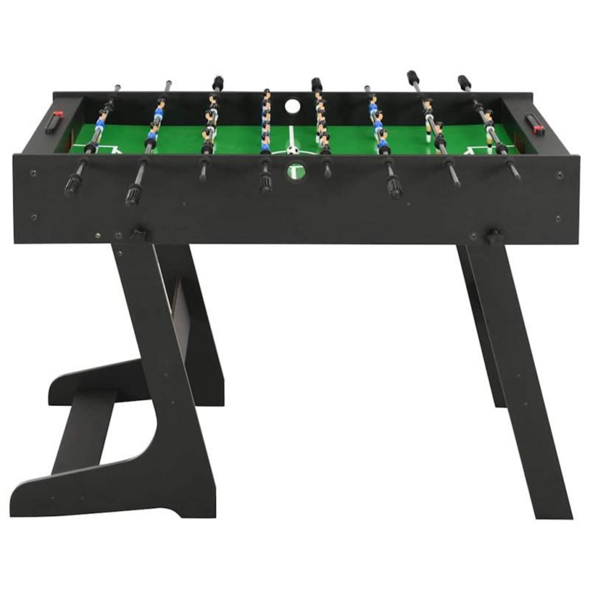 VIDAXL Table de football pliante 121 x 61 x 80 cm Noir