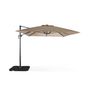 Voir la diapositive 3 : SWEEEK Parasol déporté rectangulaire 3x4 m - Wimereux - Parasol excentré inclinable dans 6 positions, rotatif à 360° + dalles à lester 50x50cm