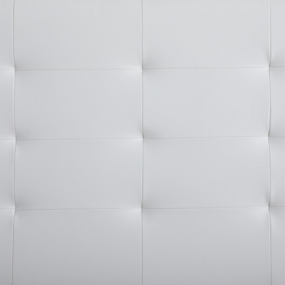 IDIMEX Lit simple REVE, 90 x 190 cm, capitonné avec sommier, revêtement synthétique