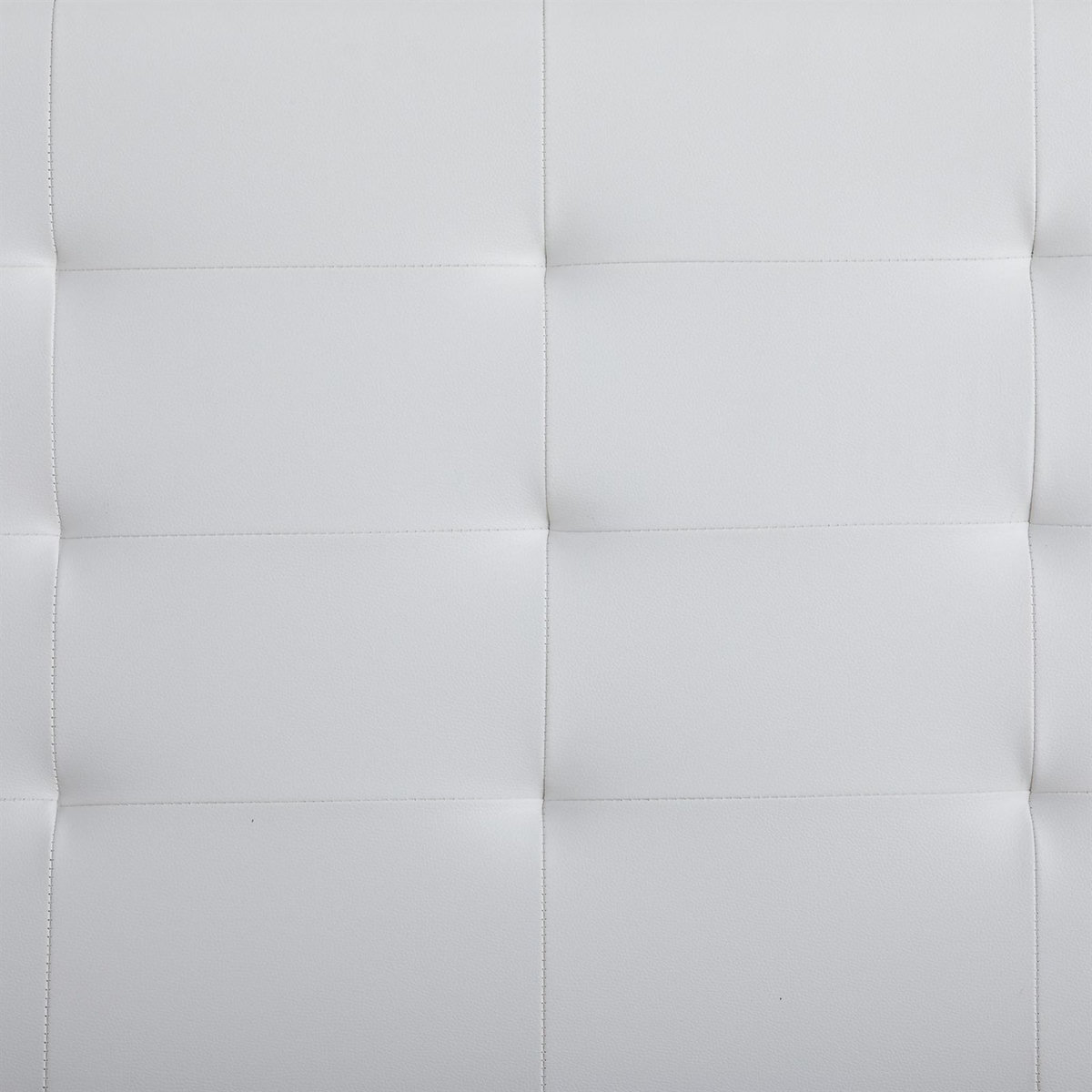 IDIMEX Lit simple REVE, 90 x 190 cm, capitonné avec sommier, revêtement synthétique