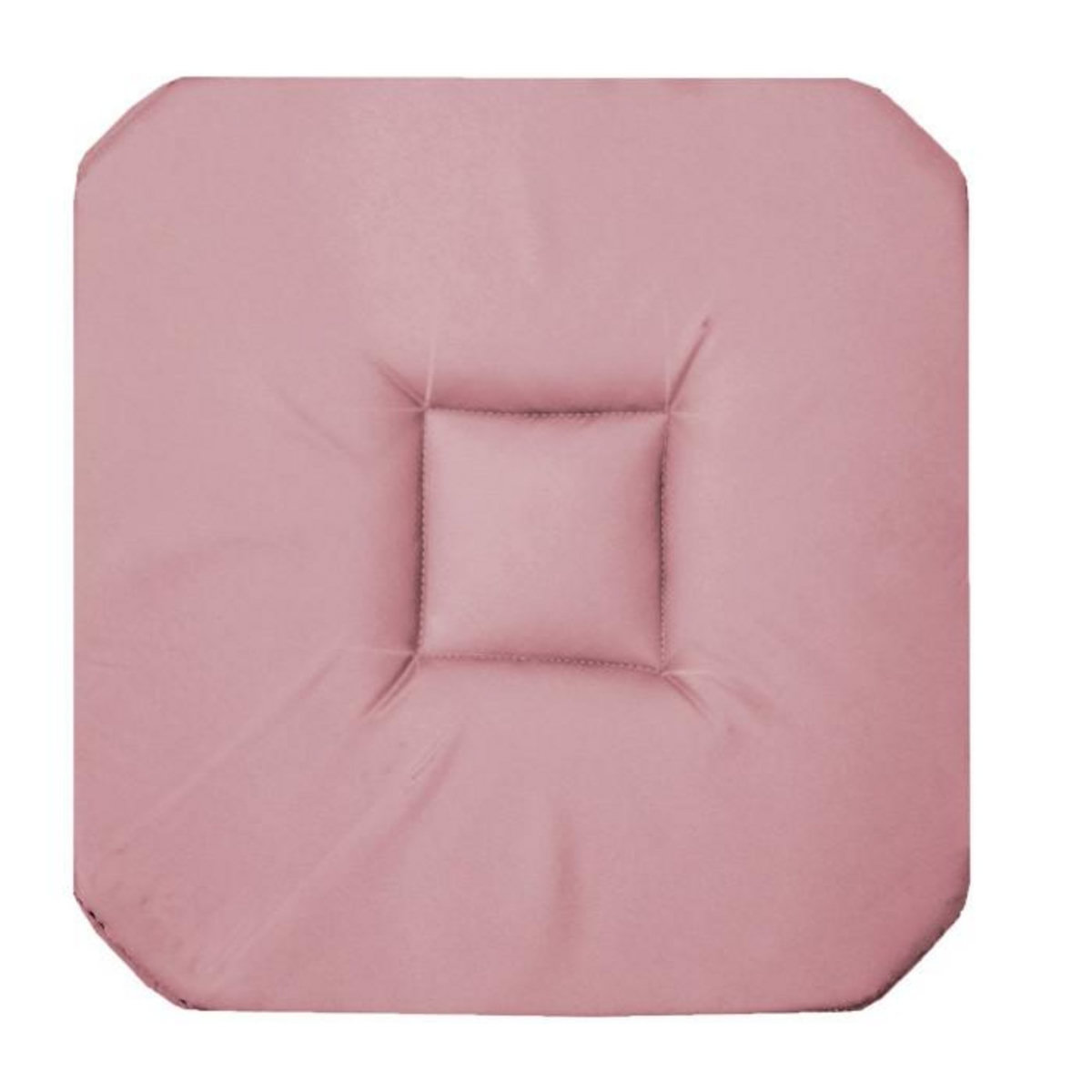Paris Prix Galette de Chaise  Panama  36x36cm Rose Dragée