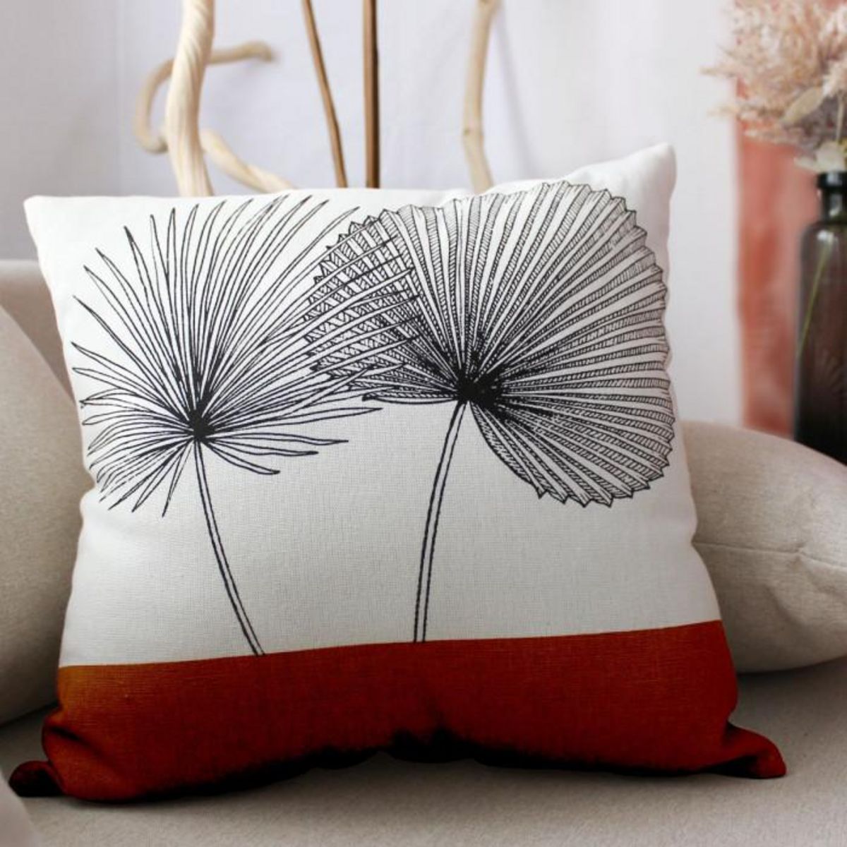 Paris Prix Cousin Déco Imprimé  Ethnic  40x40cm Multicolore