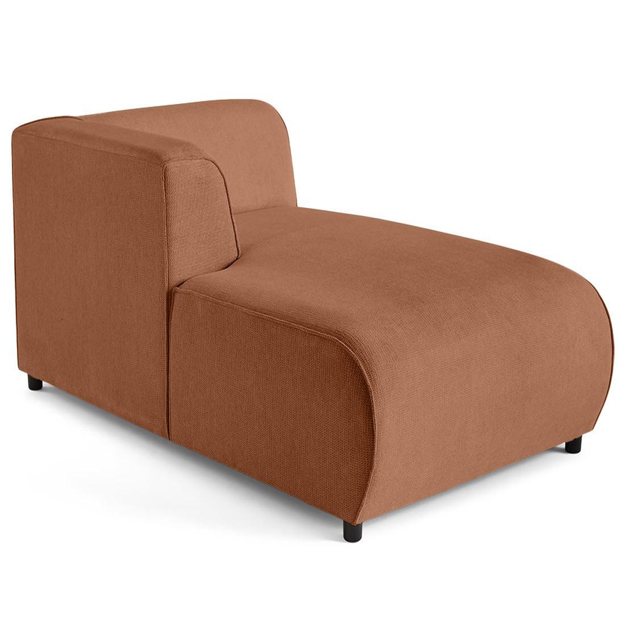Voir la diapositive 1 : LISA DESIGN Suaro - module d'assise méridienne gauche en tissu texturé