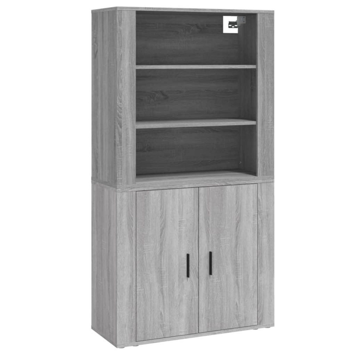 VIDAXL Buffet haut Sonoma gris Bois d'ingenierie