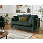 Voir la diapositive 1 : BEST MOBILIER Flamingo - canapé droit 2 places en velours