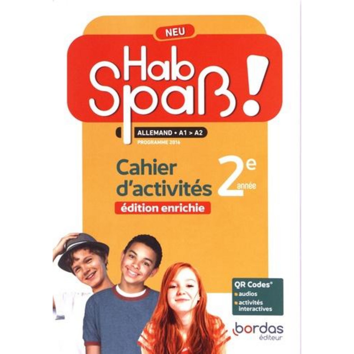 ALLEMAND  2E ANNEE A1-A2 HAB SPASS ! NEU. CAHIER D'ACTIVITES, EDITION 2022, Lansel Elisabeth