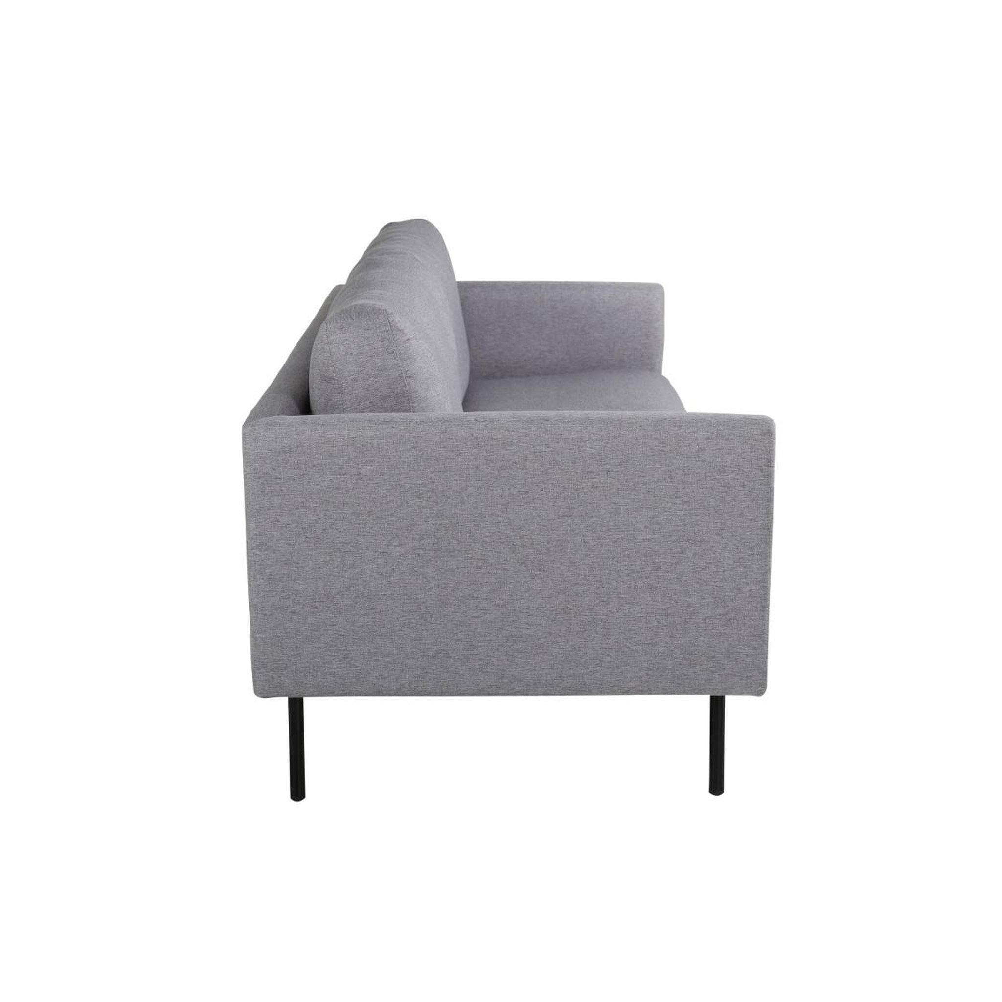 Voir la diapositive 3 : Paris Prix Canapé 2 places en tissu  zoom  180cm gris