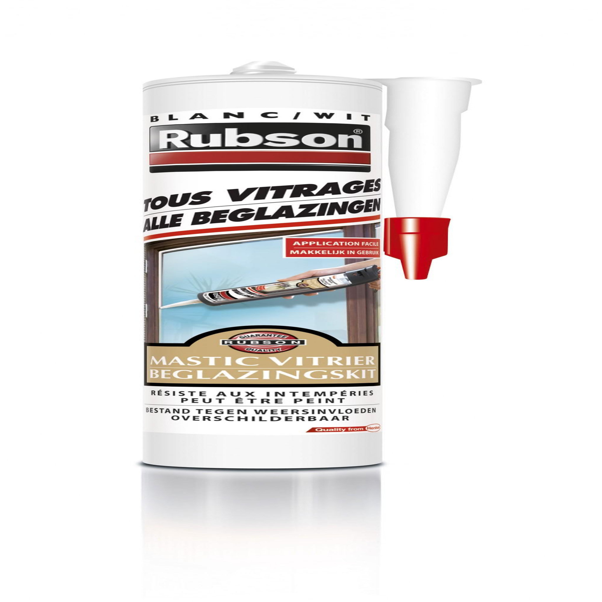 rubson Mastic d'étanchéité vitrier RUBSON Isolation 280 ml blanc