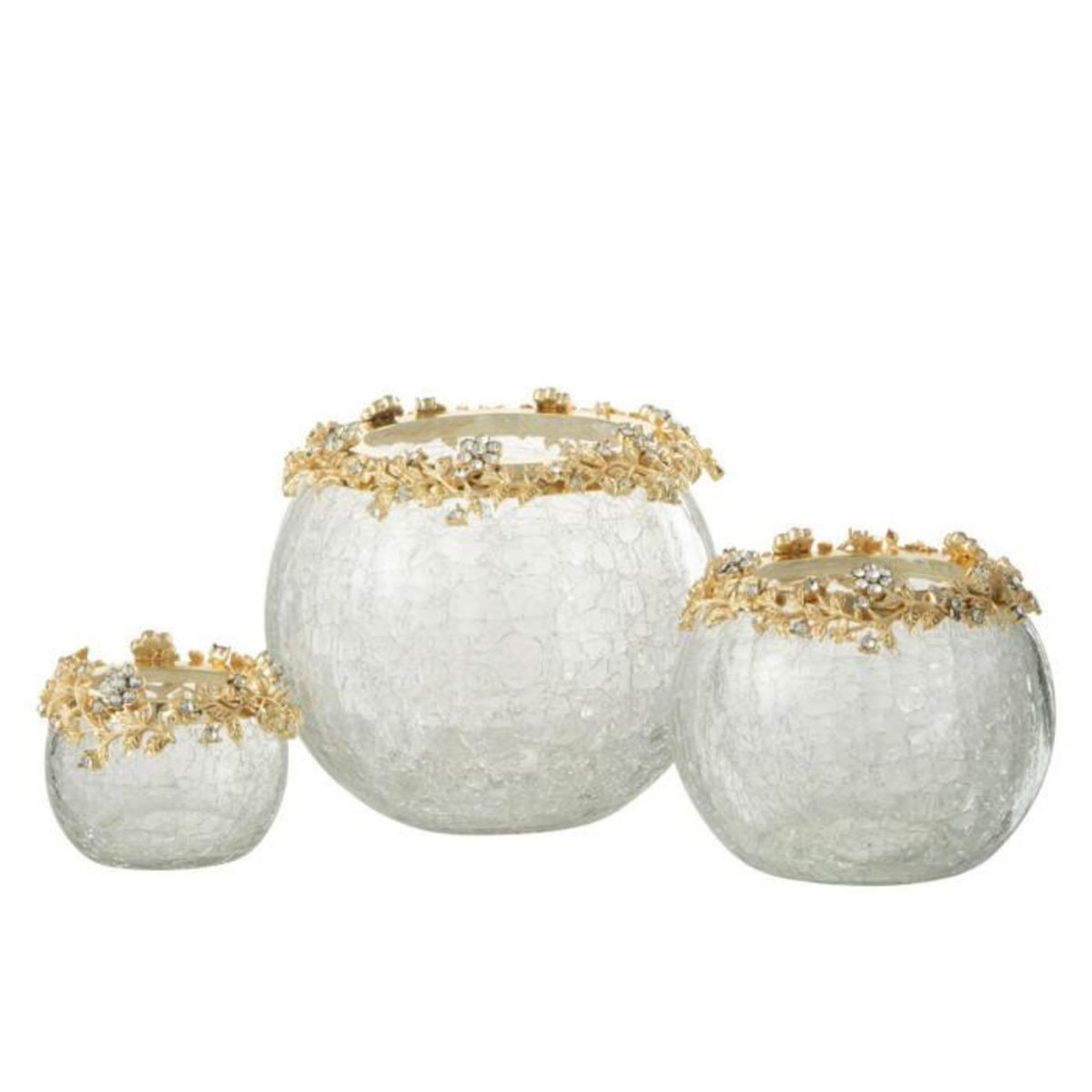 Paris Prix Photophore en Verre Design  Volve  10cm Transparent