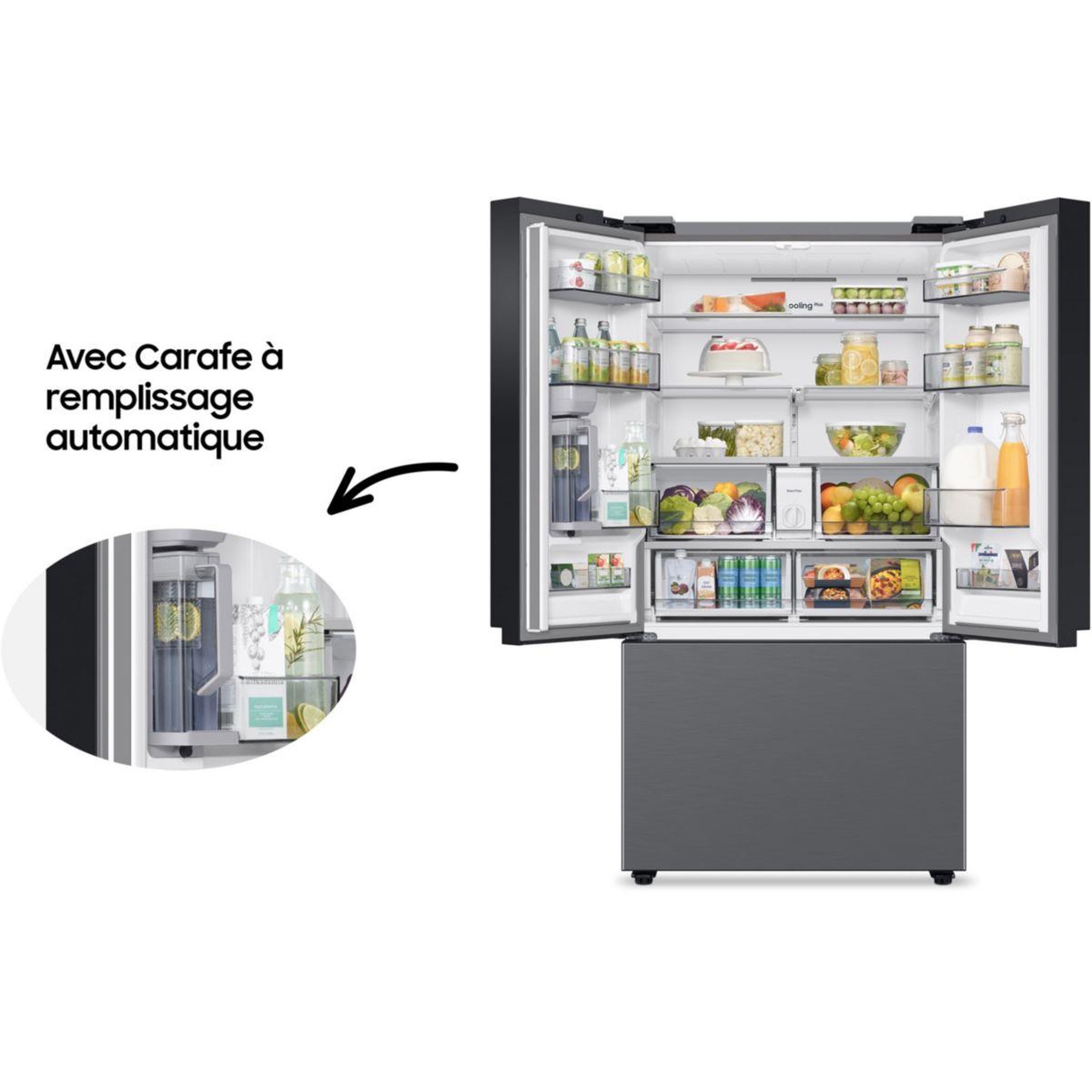 Voir la diapositive 2 : Samsung Réfrigérateur multi portes rf24bb620es9