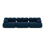 Voir la diapositive 3 : LISA DESIGN Ruby - canapé droit modulable 3 places en velours texturé