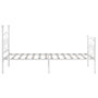 Voir la diapositive 4 : VIDAXL Cadre de lit sans matelas avec sommier a lattes metal 90x200 cm