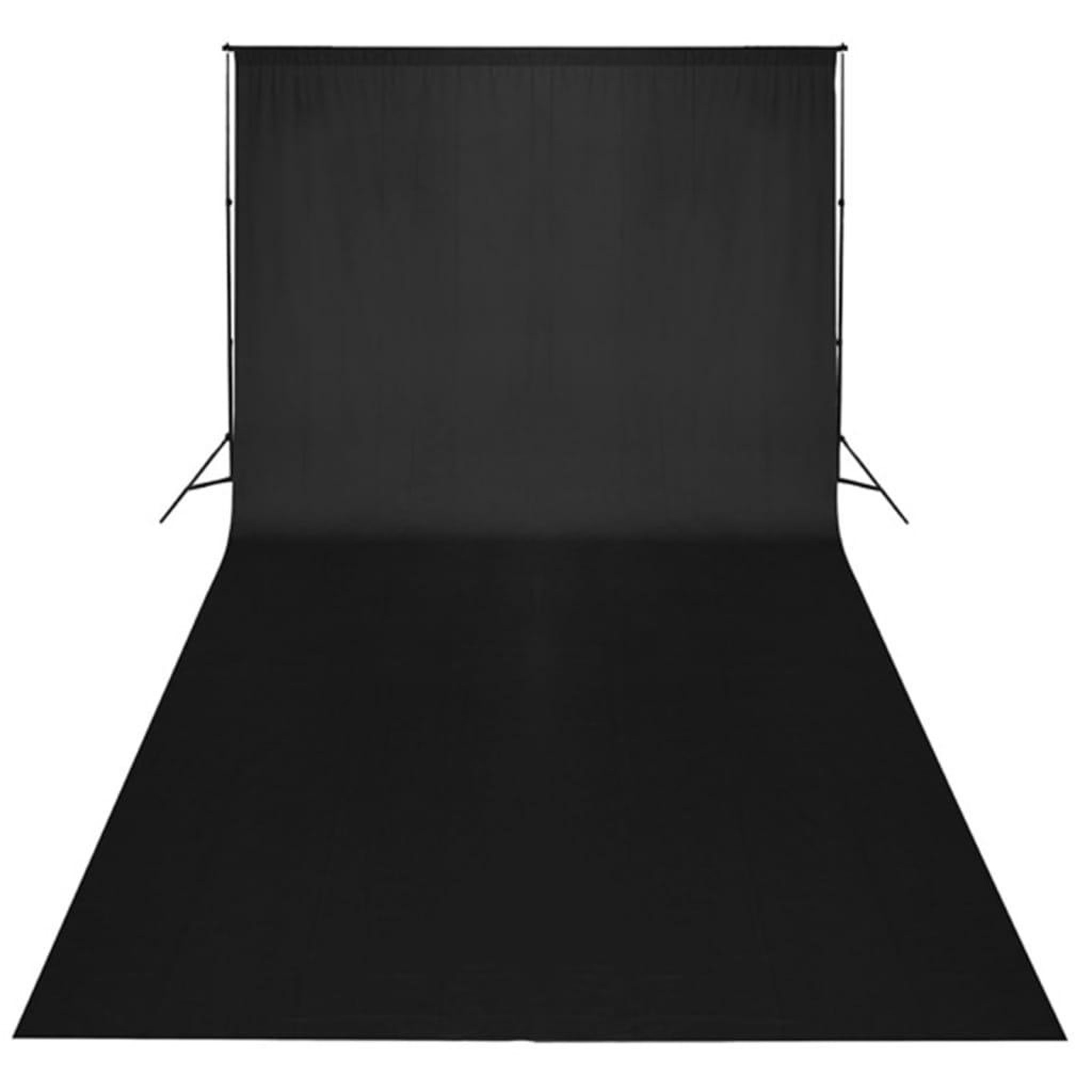 Voir la diapositive 4 : VIDAXL Kit de studio photo avec lampes toile de fond et reflecteur