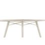 Voir la diapositive 5 : Paris Prix Table de Jardin Ronde Design  Lina  120cm Beige