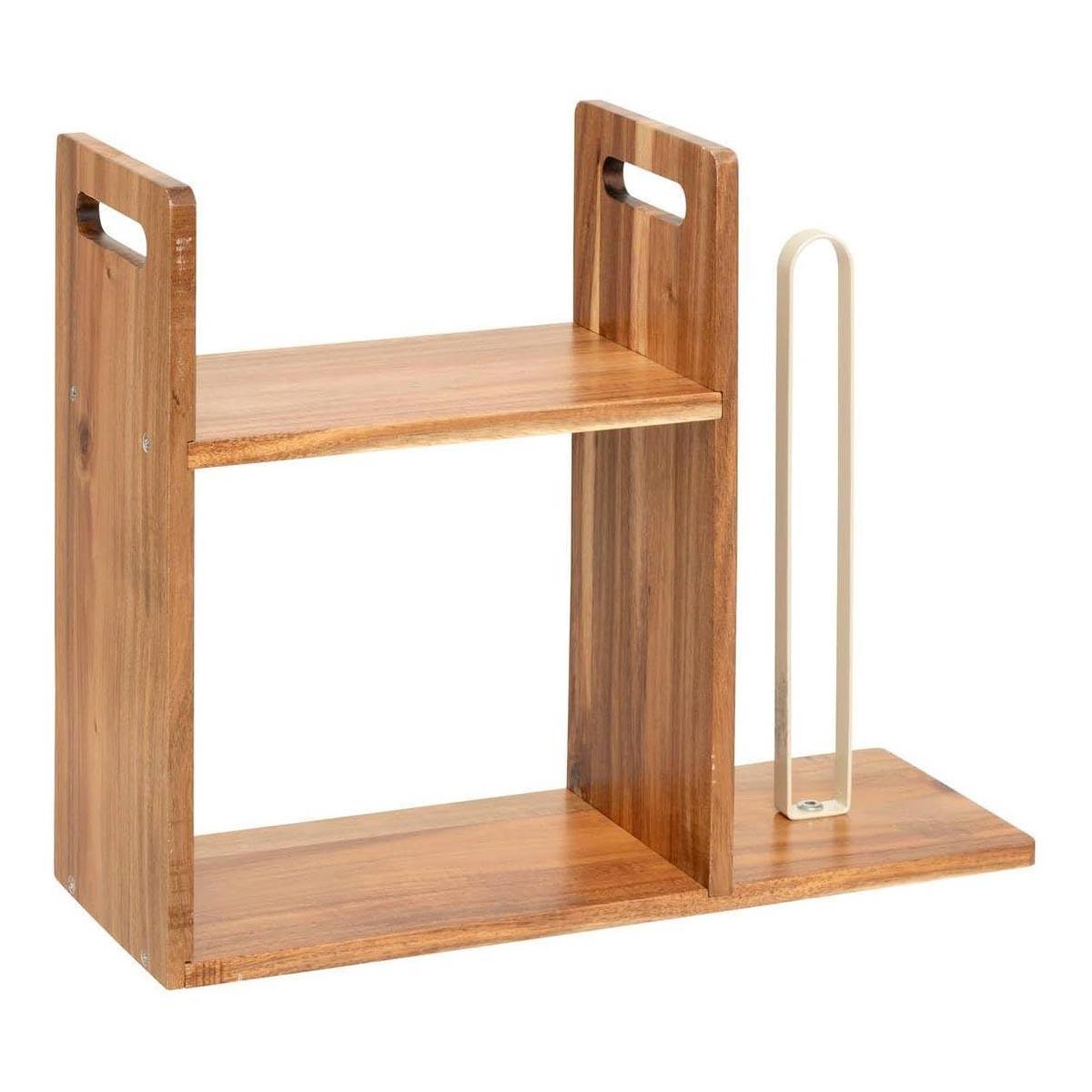 FIVE Étagère & porte essuie-tout  2 en 1  33cm marron