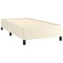 Voir la diapositive 3 : VIDAXL Cadre de lit sans matelas creme 90x200 cm similicuir
