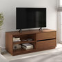 Voir la diapositive 3 : IDIMEX Meuble TV MAITE L 110 cm 2 tiroirs en bois massif