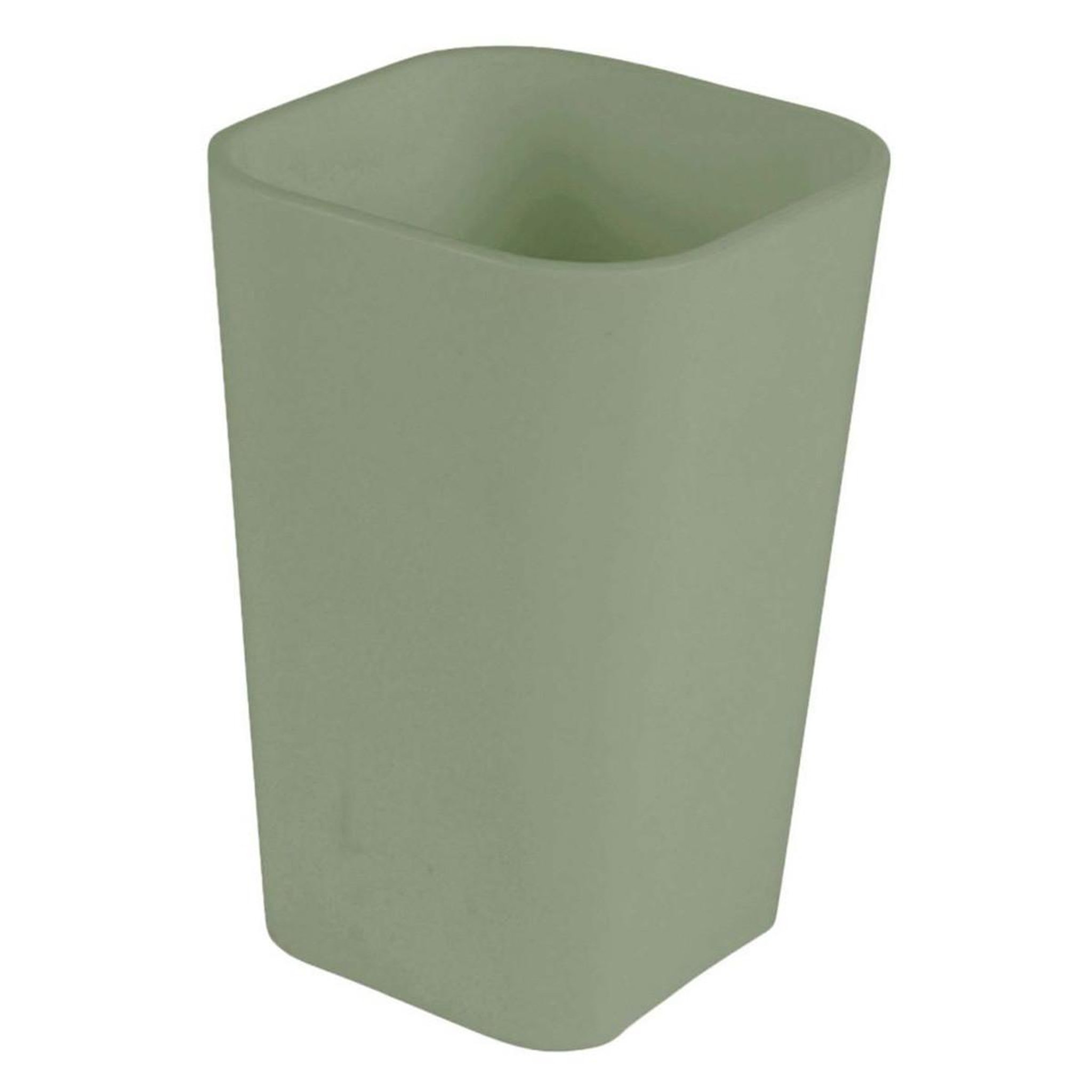 Douceur d'Intérieur Gobelet soft touch  vitamine  11cm sauge