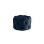 Voir la diapositive 3 : LISA DESIGN Gallata - pouf chesterfield rond - en velours