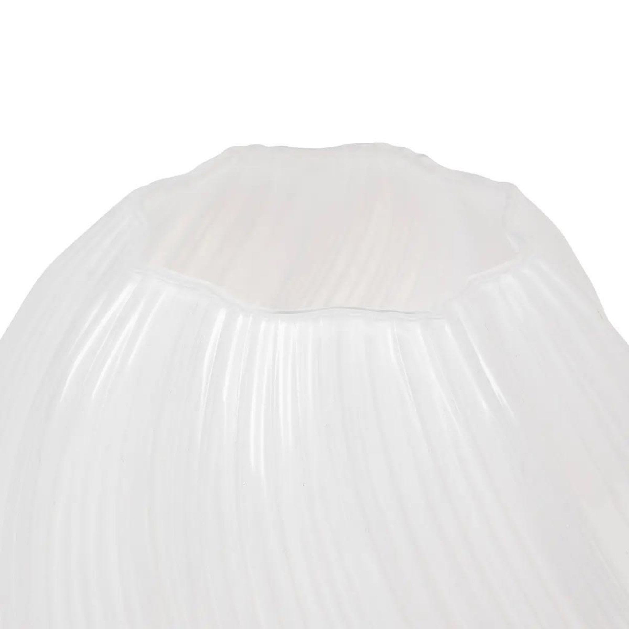 Voir la diapositive 2 : ATMOSPHERA Vase design en verre  valma  21cm transparent