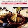 Voir la diapositive 4 : Fackelmann Lot de 6 spatules à raclette en bois 13 cm Fackelmann Wood Edition