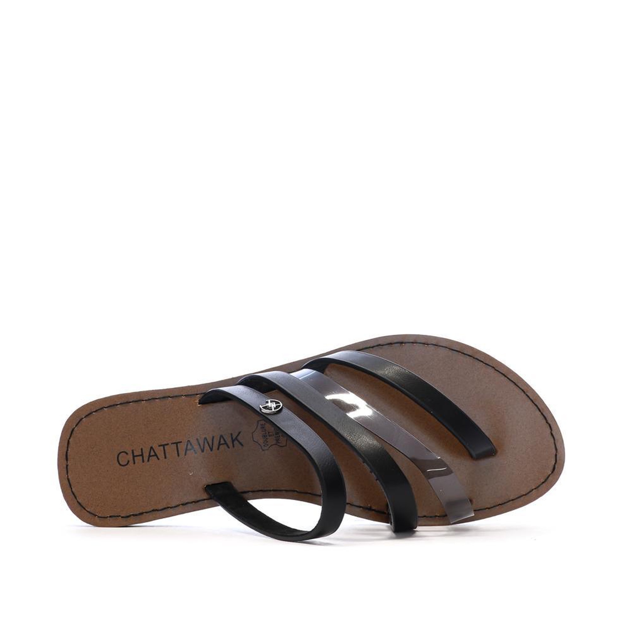 Voir la diapositive 4 : CHATTAWAK Sandales Noir Femme Chattawak ROXANNE