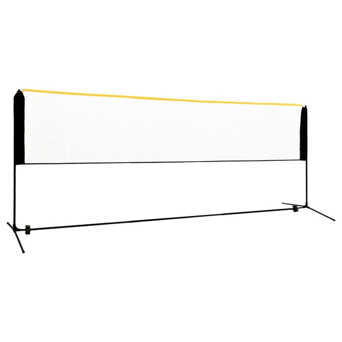 VIDAXL Filet de badminton reglable 400x103x94-158 cm Metal