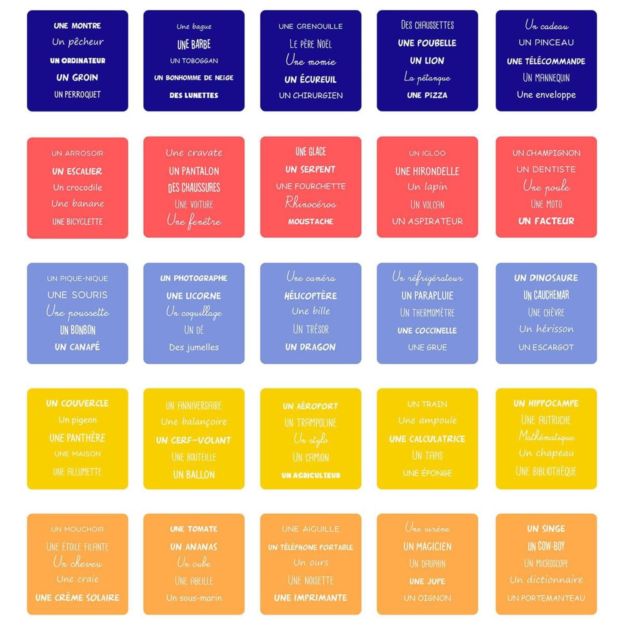 Voir la diapositive 3 : Jeux 2 momes Jeu de cartes  écarteur de bouche  8cm multicolore