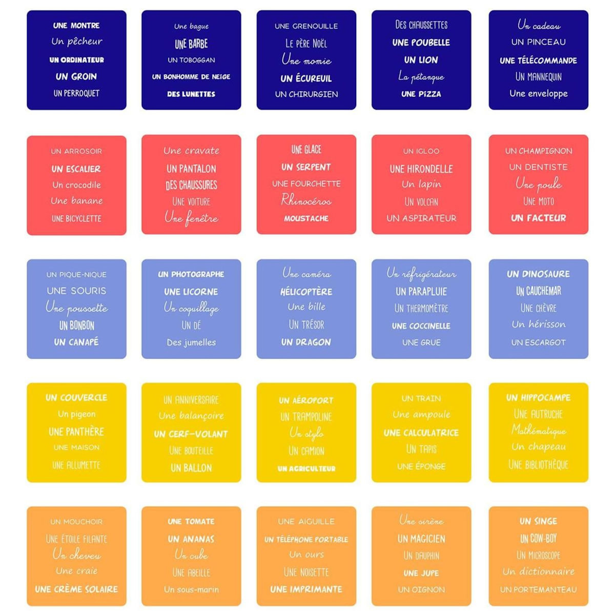 Paris Prix Jeu de Cartes  Écarteur de Bouche  8cm Multicolore
