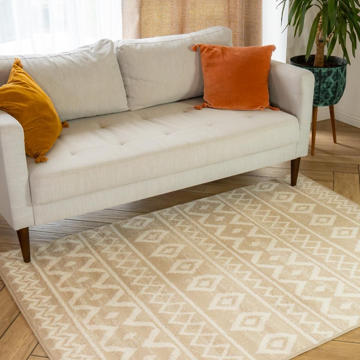 FUTURE HOME Tapis déco à motifs géométriques 133x190cm