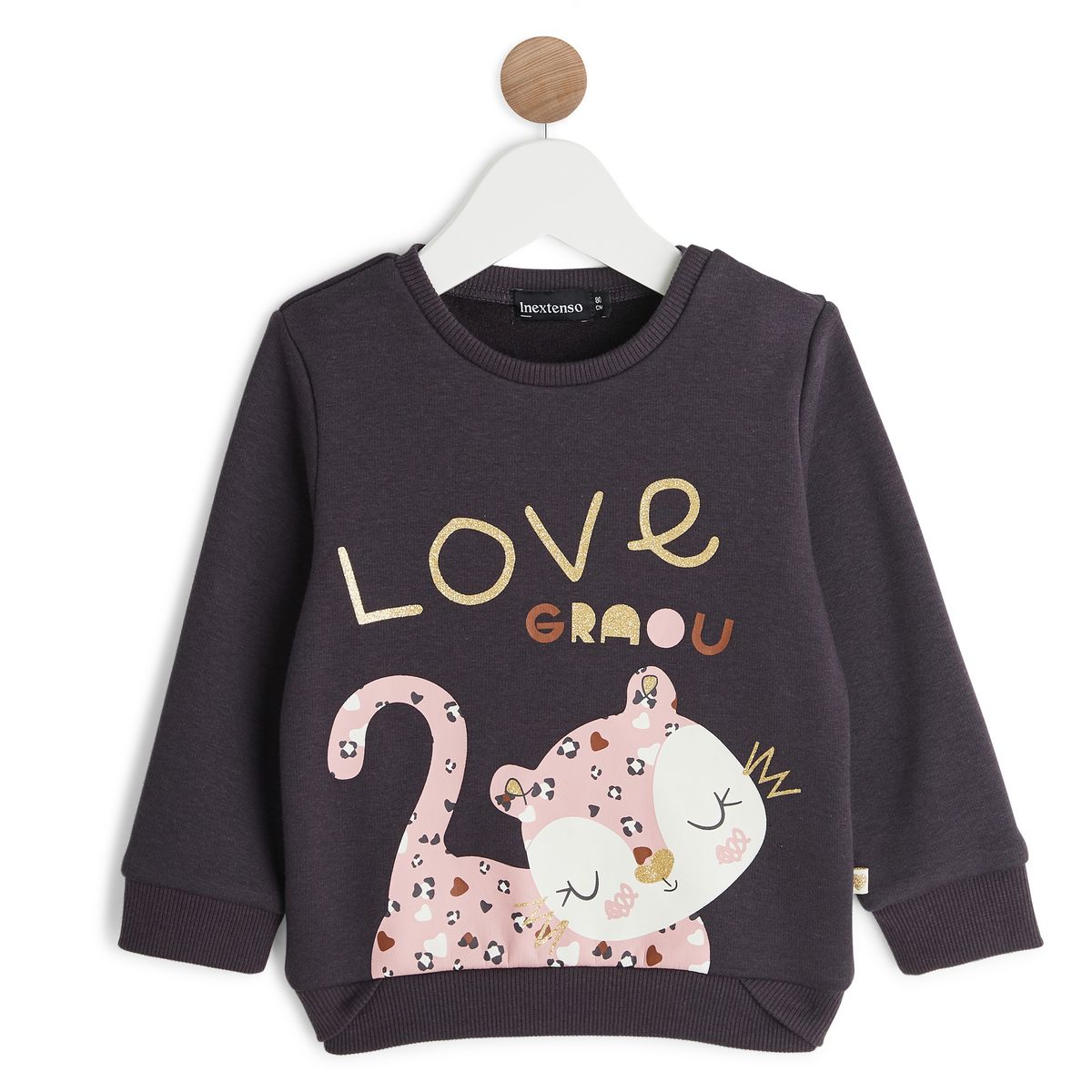INEXTENSO Sweat molleton bébé fille