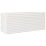 Voir la diapositive 2 : VIDAXL Jardiniere blanc 110x40x45,5 cm bois de pin massif