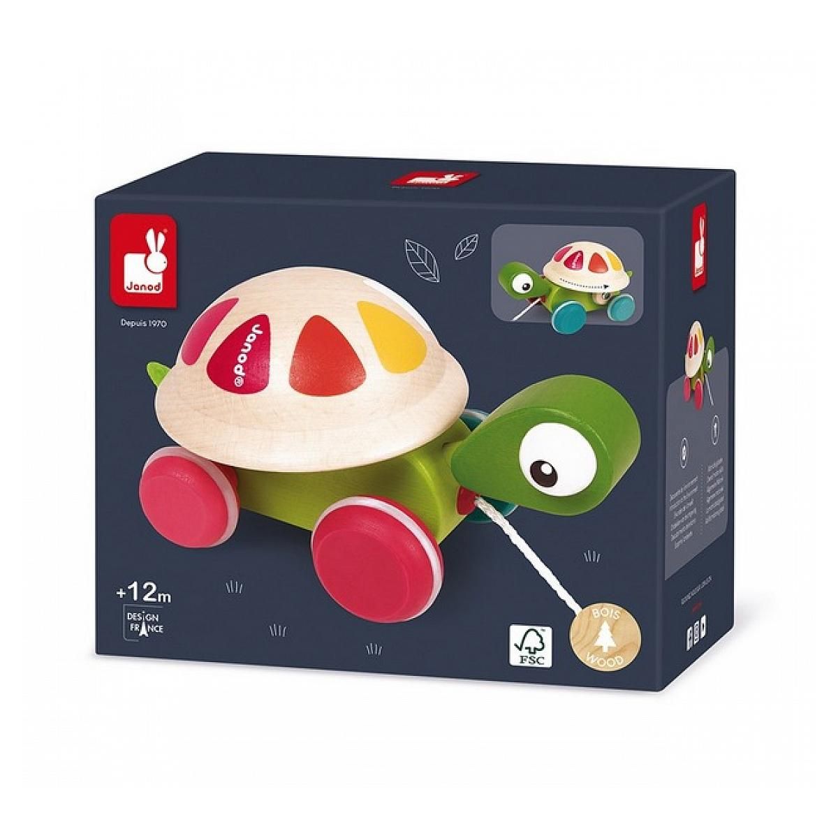 Juratoys-Janod Tortue a promener Zigolos